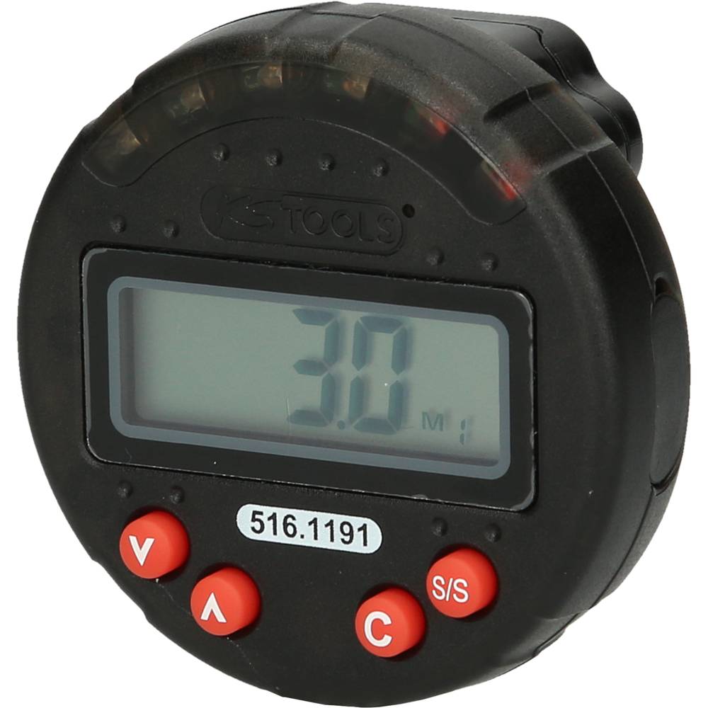 KS Tools 516.1191 Digitale draaihoekmeter met magneet, Ø 55,0 mm