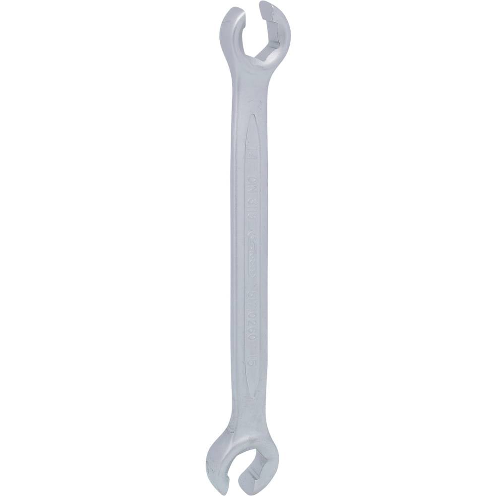 KS Tools 517.0260 Open dubbele ringsleutel, haaks, 14 x 15 mm