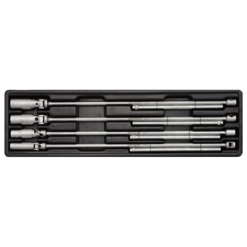 KS Tools 517.1130 T-greep bougiesleutelset, 4-delig, 14-21mm