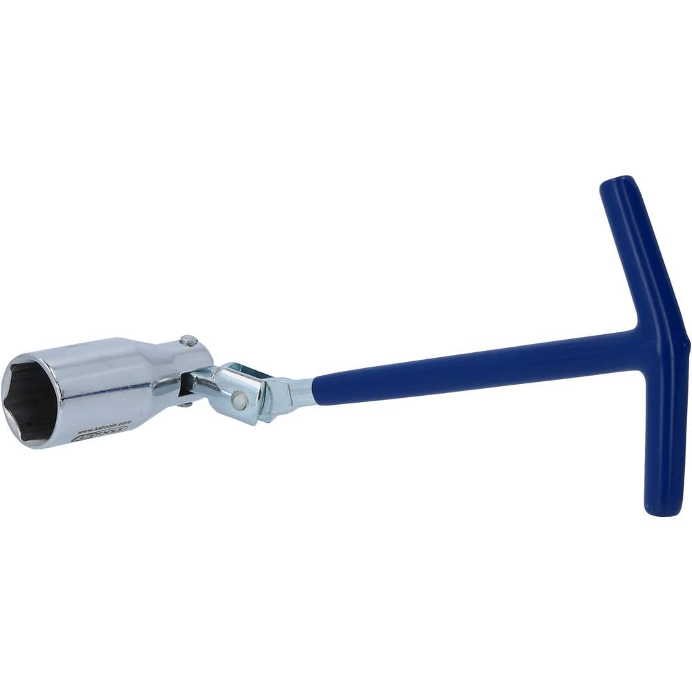 KS Tools 517.1175 T-handgreep bougiesleutel met scharnier, 21 mm