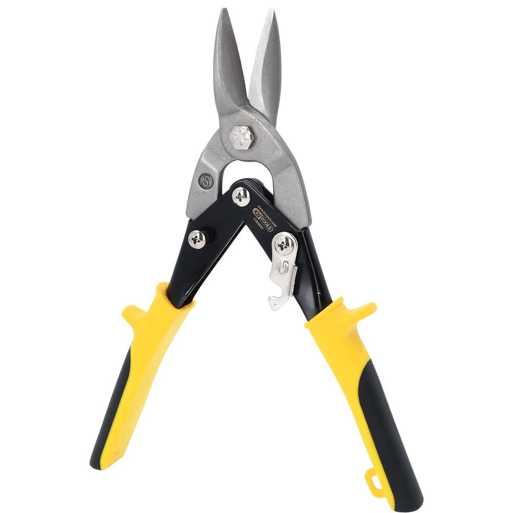 KS Tools 118.0051 Hendel-blikdoorvoerschaar, rechte snede