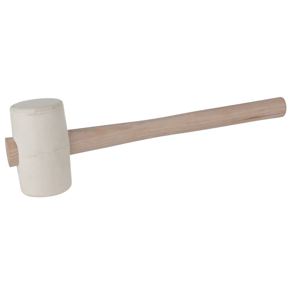 KS Tools 140.1234 Rubberen hamer wit, 270 g
