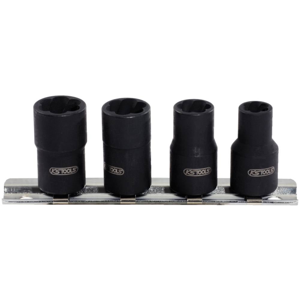 KS Tools 913.3850 3/8 spiraal-profieldopsteekset, 4-delig, 8-13mm