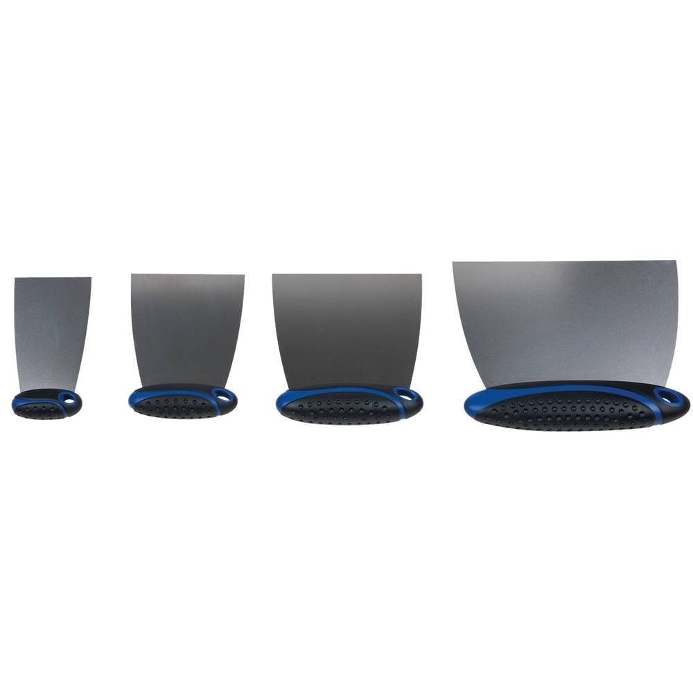 KS Tools 144.0633 Roestvrijstalen spatel met korte handgreep, 100 mm