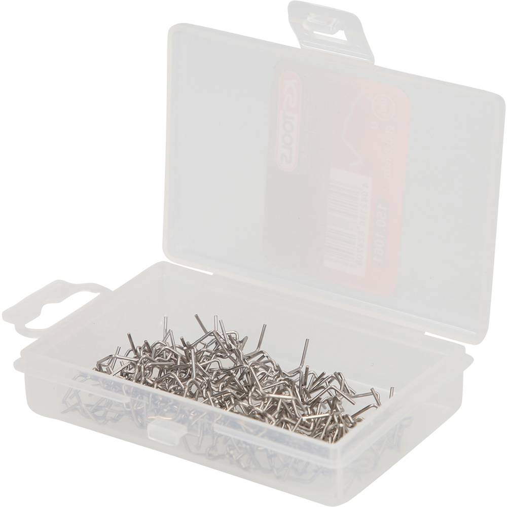 KS Tools 150.1061 Reparatieklem gebogen u-vorm Ø 0,8 mm, 100 stuks