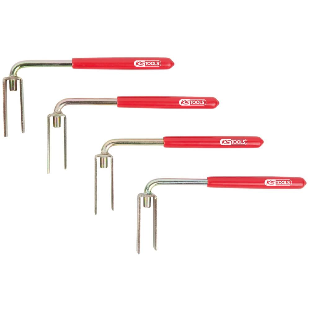 KS Tools 150.1691 Remlichtdemontage-vork set voor Mercedes, 4-delig