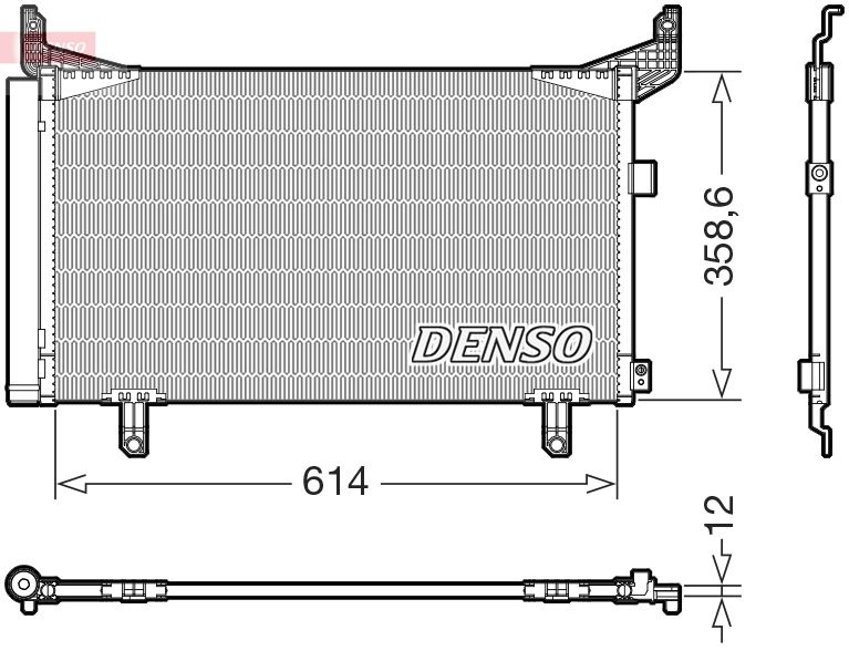 Subaru Condensor, airconditioning