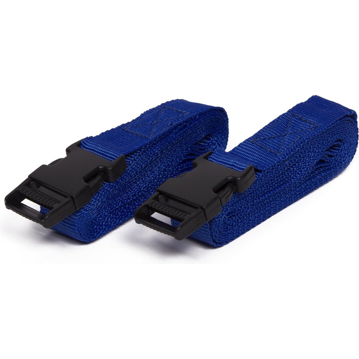 Benson Spanbanden set - 2x - blauw - polyester - 2,5 - klik systeem -
