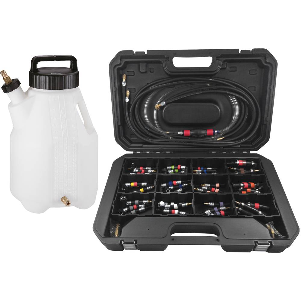 KS Tools 150.1860 Brandstofsysteem test- en reinigingsset, 43-delig
