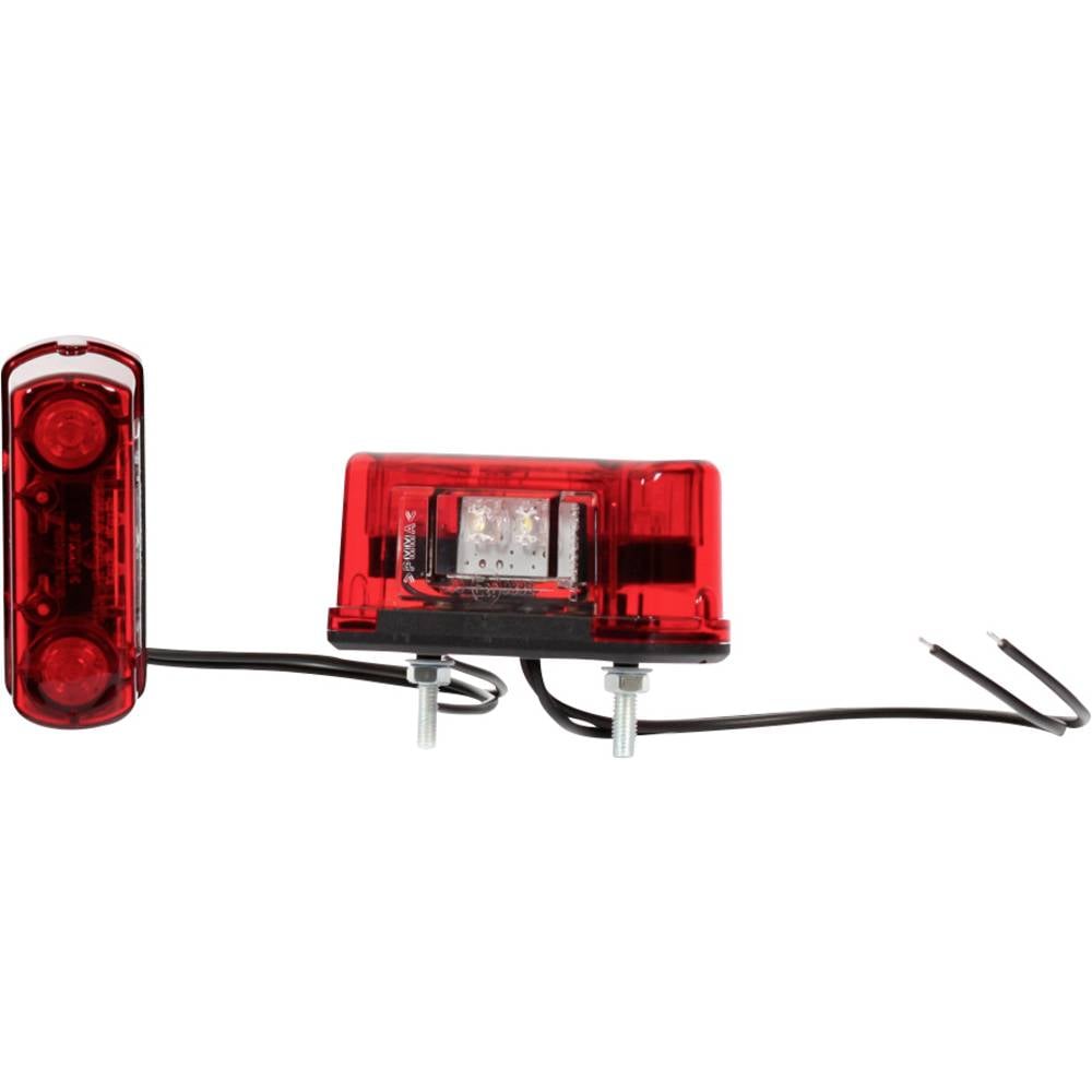 WAS Kentekenverlichting Open kabeleinden Achter 12 V/DC, 24 V/DC