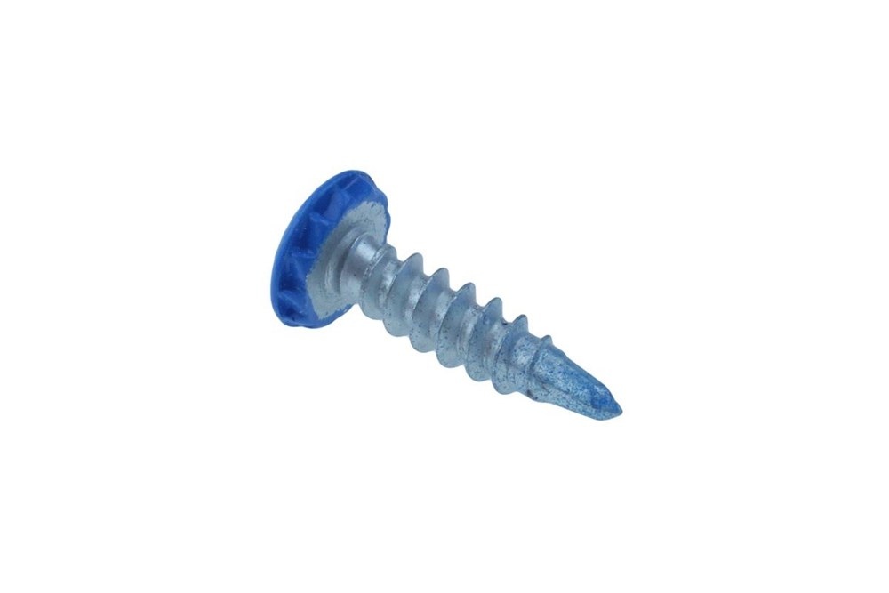Sinatec Kentekenplaatschroef Antidiefstal - Blauw - 20 stuks - 6X23 mm