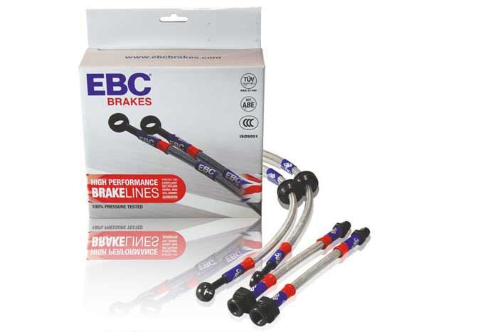 Volkswagen EBC Stalen remslangenset BLA1060-4L (RVS omvlochten)