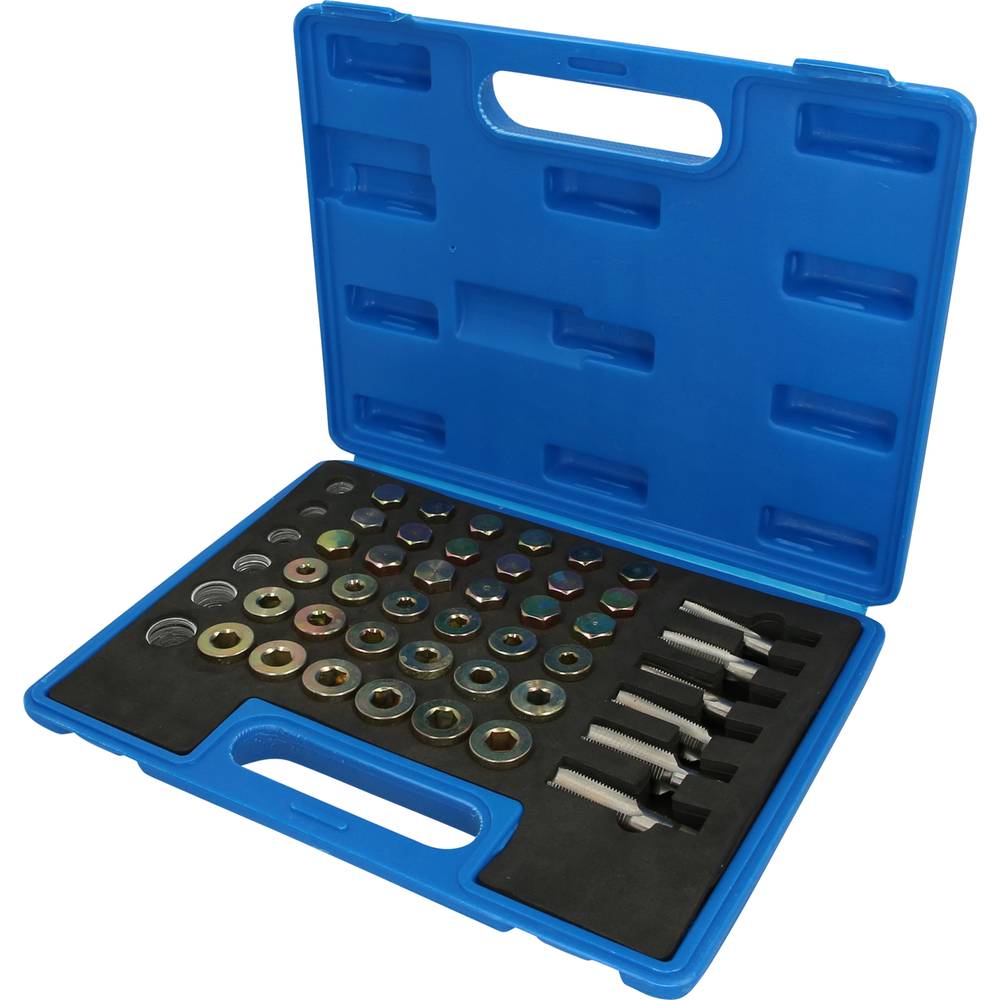 Brilliant Tools BT711300 Reparatieset voor olie-aftapschroefschroefdraad, 114-delig