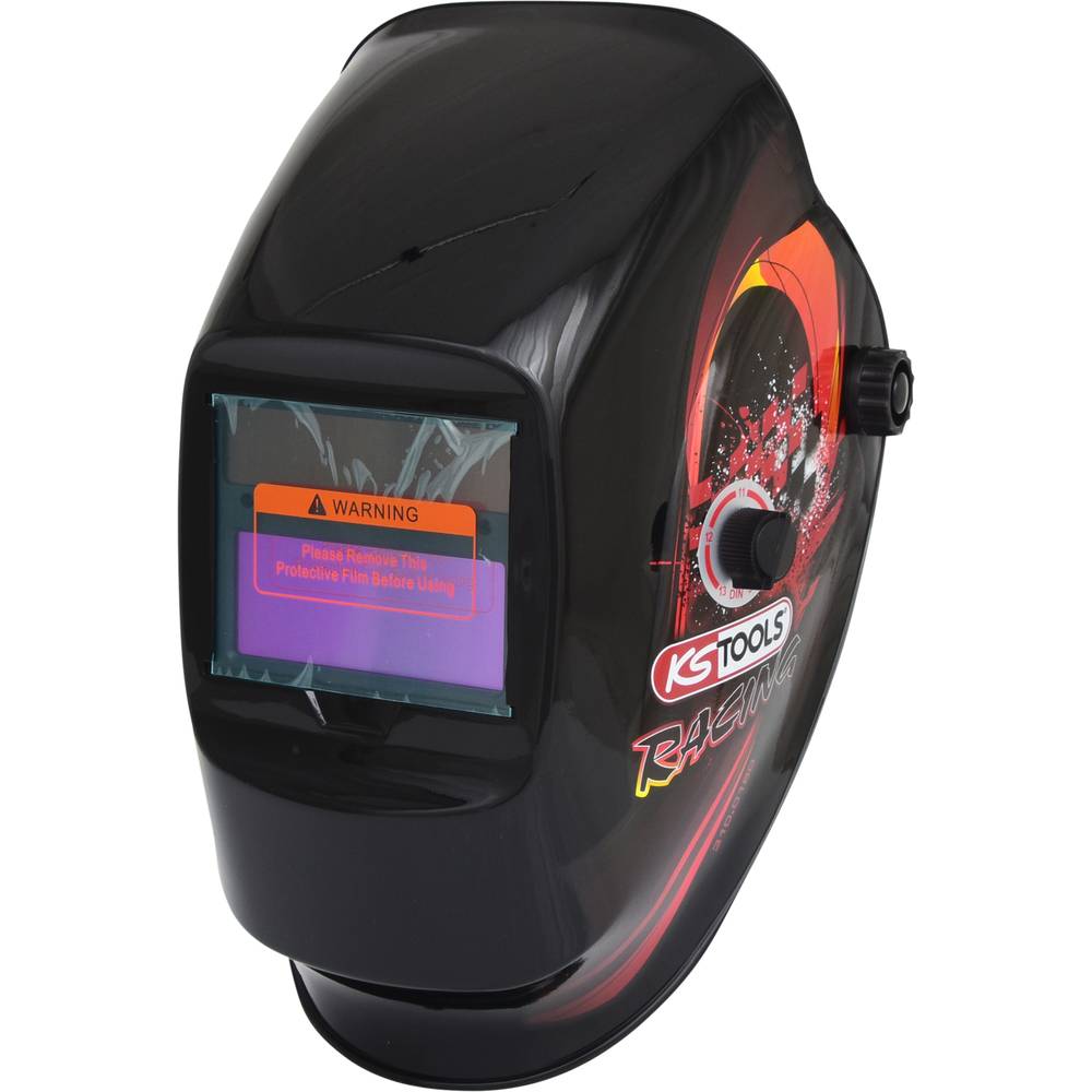 KS Tools 310.0180 Automatische lasveiligheidshelm, Racing design