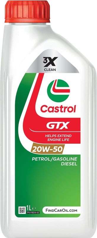 Castrol oil Motorolie Castrol GTX 20W-50