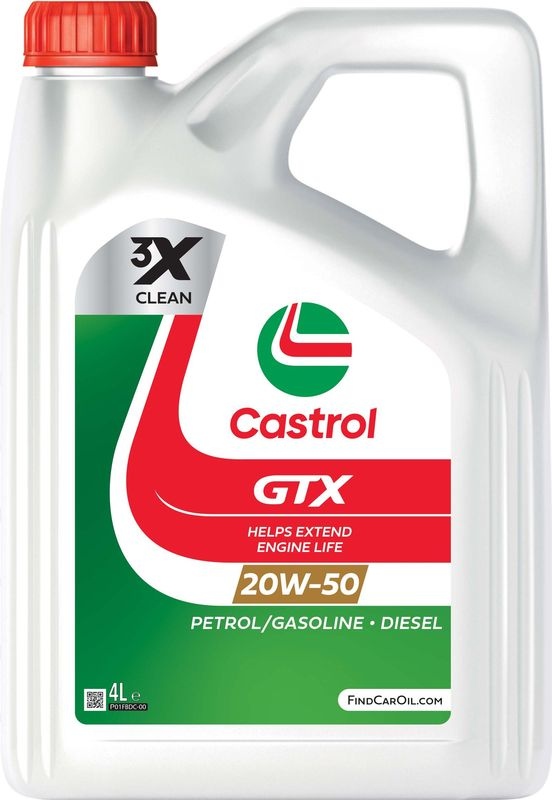 Castrol oil Motorolie Castrol GTX 20W-50