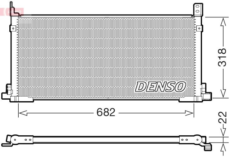 Toyota Condensor, airconditioning