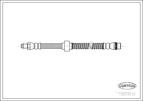 Citroen Flexible De Frein Psa Front