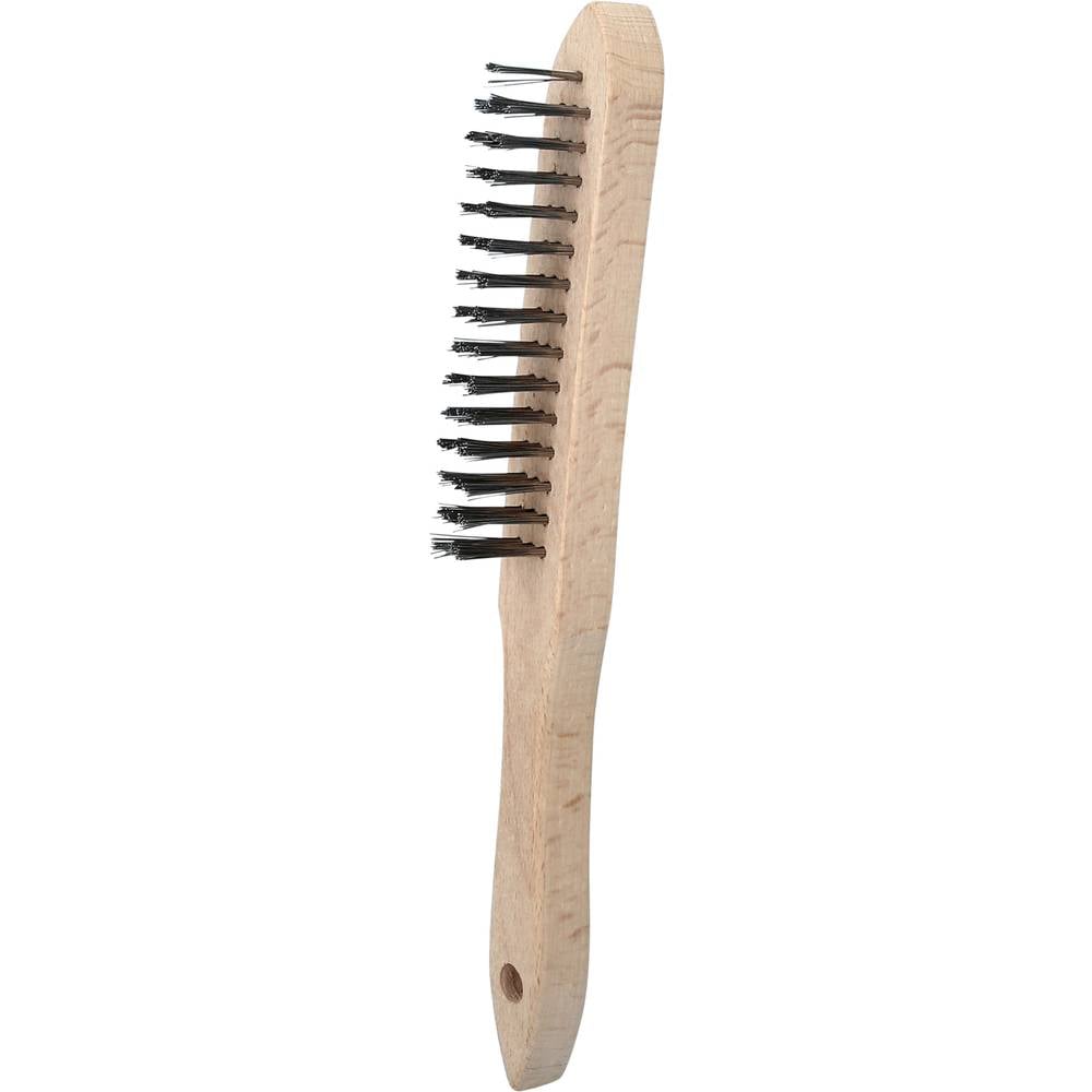 KS Tools 201.2310 Roestvrij stalen handdraadborstel 3 rijen, 290 mm