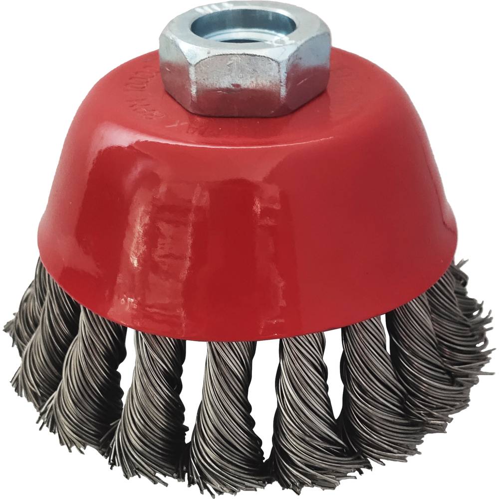 KS Tools 340.0027 Roestvrij stalen draadborstel 0,5 mm, Ø 90 mm