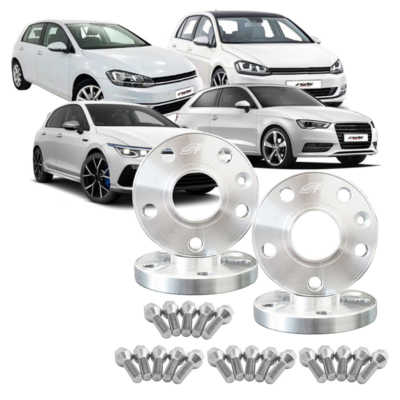 Audi Simoni Racing Aluminium Spoorverbreder passend voor  & VW icl. wielbouten