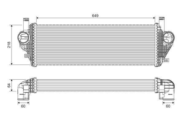Jeep Intercooler, inlaatluchtkoeler