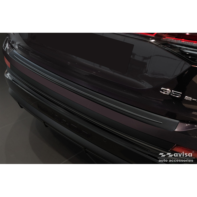 Audi Matzwart RVS Achterbumperprotector passend voor  Q4 e-tron (F4B) & Q4 e-tron Sportback (F4N)