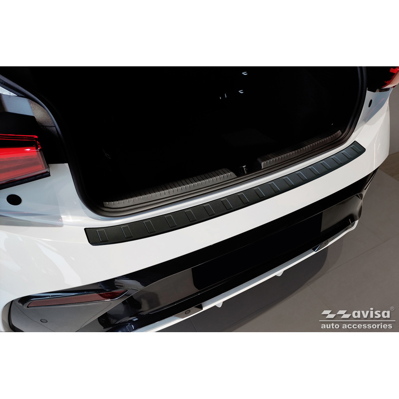 Cupra Matzwart RVS Achterbumperprotector passend voor  Born 2021- 'Ribs'