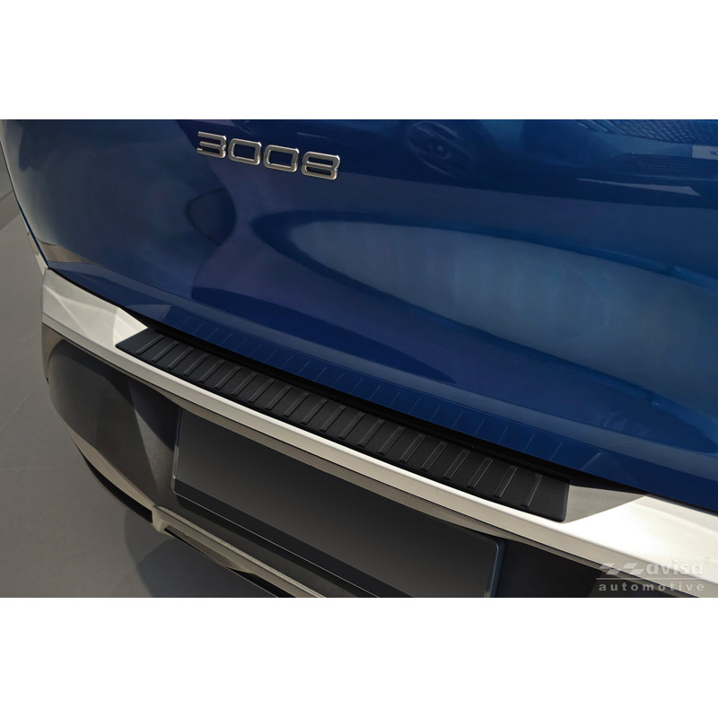 Peugeot Matzwart RVS Achterbumperprotector passend voor  3008 III 2024-