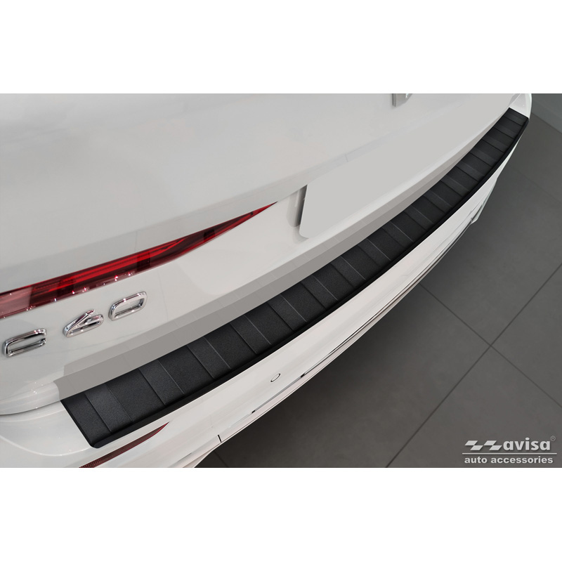 Volvo Matzwart RVS Achterbumperprotector  XC60 II 2017-2021 & FL 2021- incl. R-Design