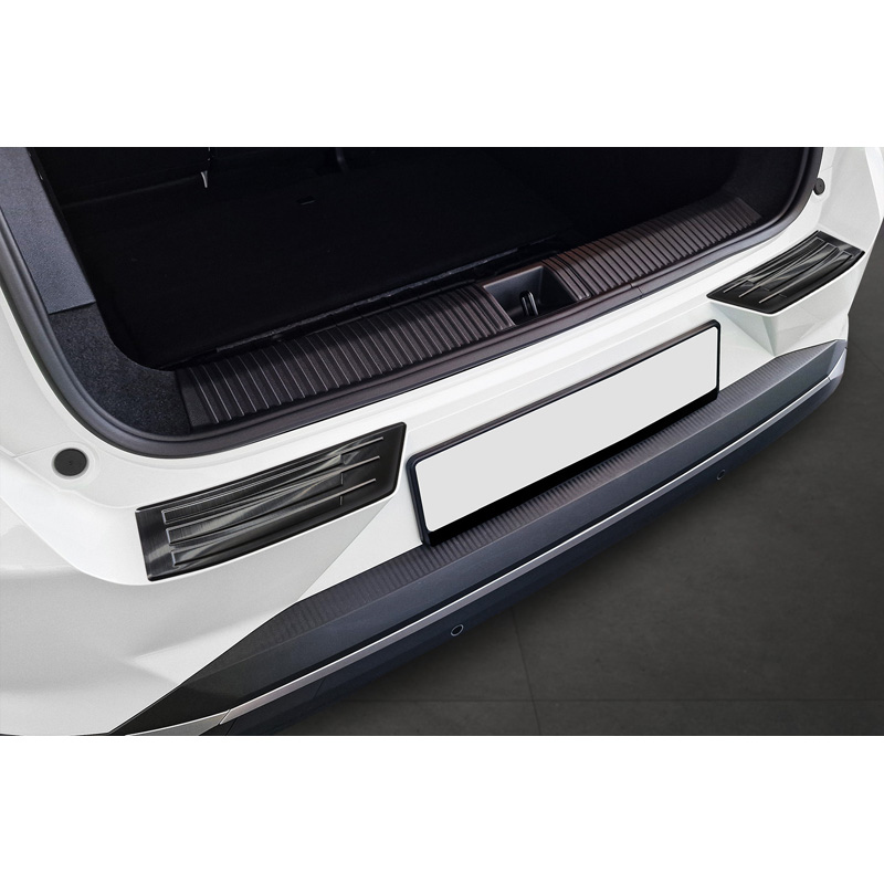 Renault Zwart RVS Achterbumperprotector passend voor  Scenic E-Tech 2024- 'Ribs'