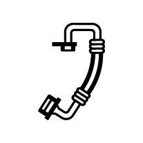 Volkswagen High-/Low Pressure Line, air conditioning