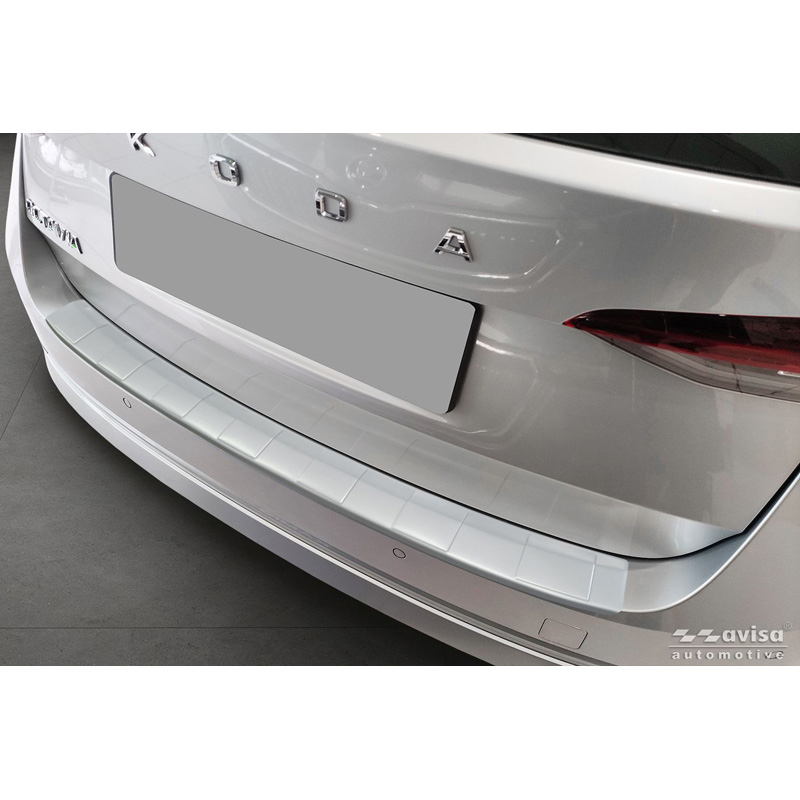 Skoda Avisa RVS Bumperbeschermer passend voor  Octavia IV 2019-2024 & FL 2024-