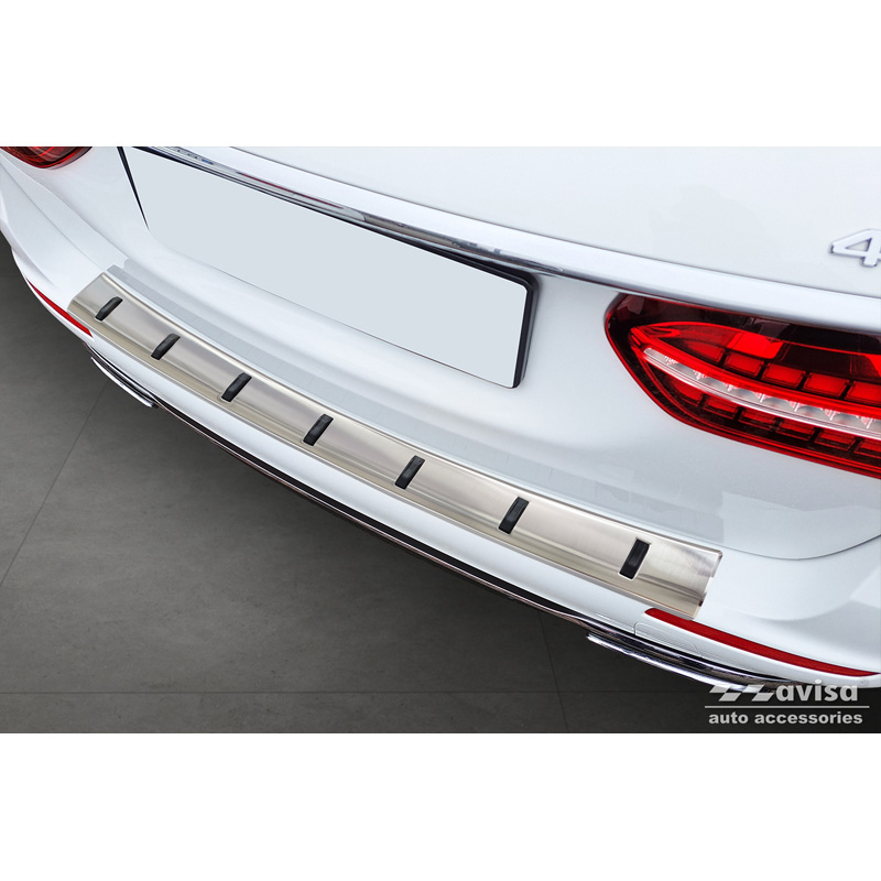 Mercedes-Benz Avisa RVS Bumperbeschermer passend voor Mercedes E-Klasse Estate S213 2016-2023 (incl. E53 AMG)