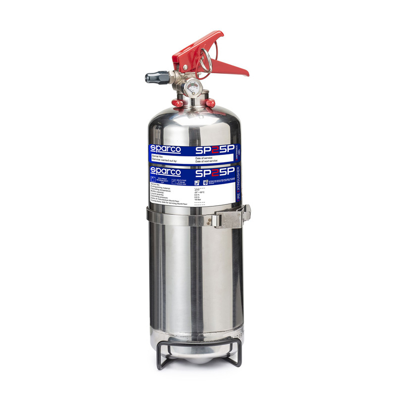 Sparco Performance 'hand-held' Brandblusser - 2 Liter - Chroom