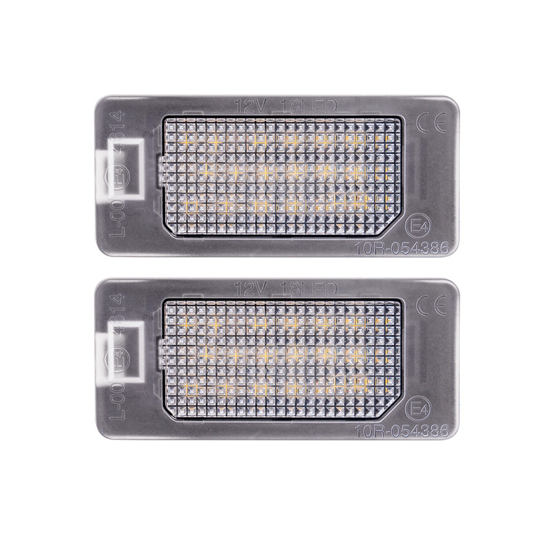 Alfa Romeo Set LED Nummerplaatverlichting passend voor Fiat 500X (6X) 2018-2022 / 500X (7X) 2021- / 500e 2020-