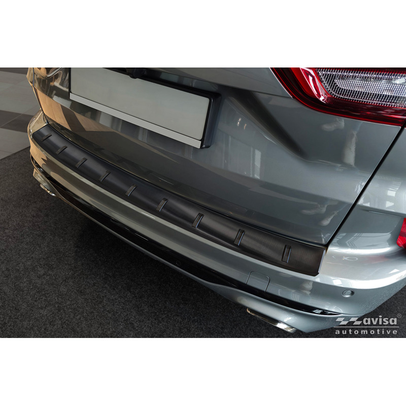 Ford Avisa Zwart RVS Achterbumperprotector passend voor  Kuga III ST-Line / Vignale 2019-2024 & Facel