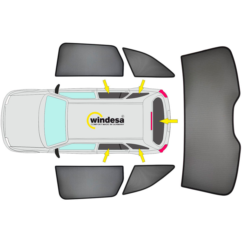 Cupra SunClip Zicht- & Zonwering passend voor  Tavascan (KR1) 2024-