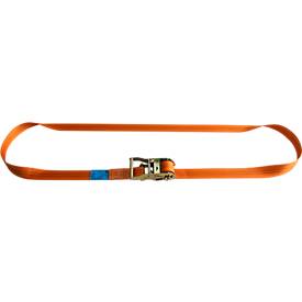 SpanSet Spanband met ratel, 50 mm, eendelig, 8 m