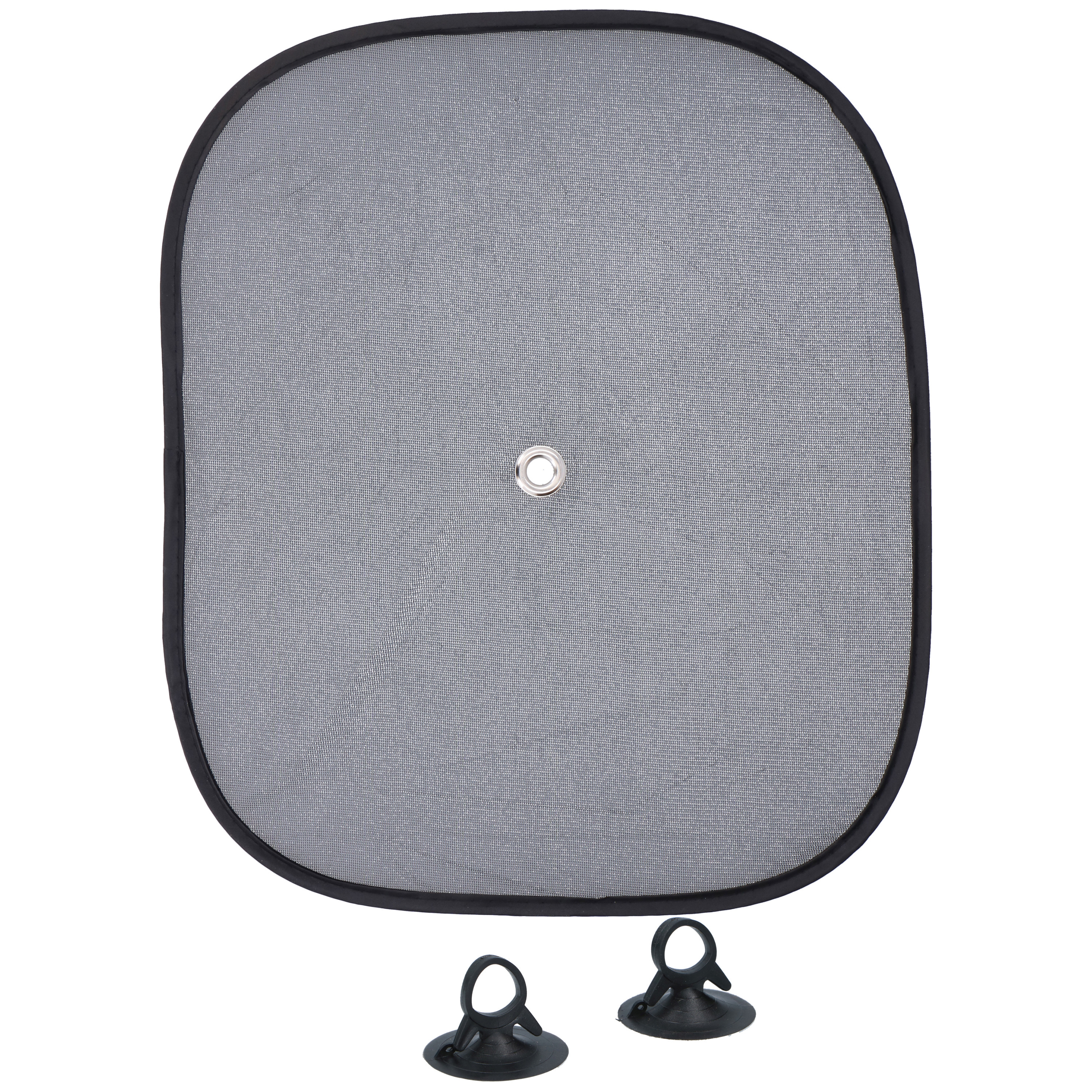 All Ride Auto zonneschermen voor zijramen - 2x - zwart - kunststof - zuignappen - x cm -