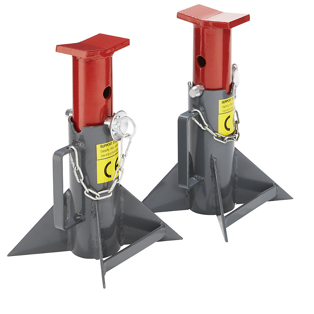 Eurokraft basic Steunbokken GREY, 1 paar, draagvermogen 14 t, vanaf 4 paar