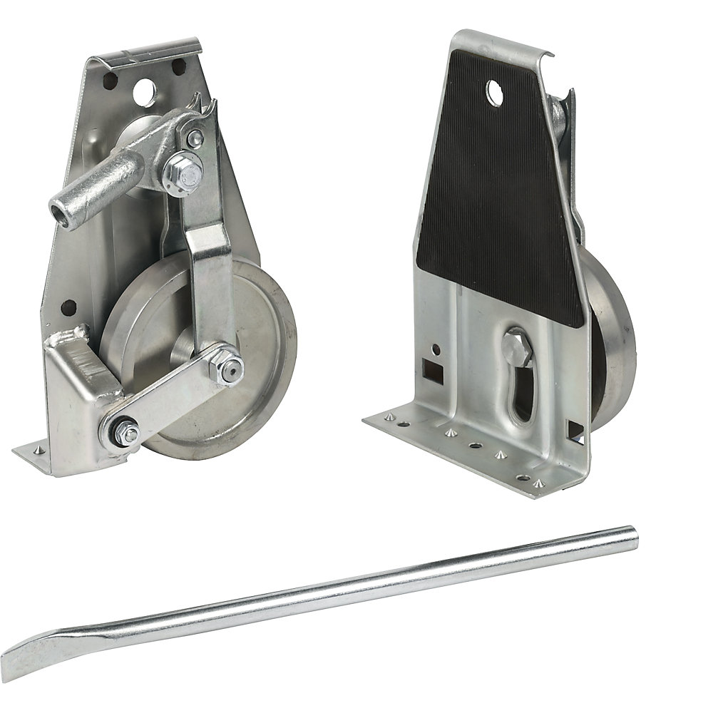 Hefwiel, met stalen wielen, hefvermogen 1000 kg, heffing 33 mm