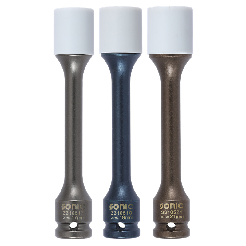 Sonic Wielmoerdopset 1/2, kracht, extra lang 3-dlg. 17mm 19mm 21mm