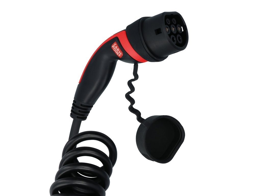 Aiways Laadkabel Type2 32A 1ph 6 meter - Spiraal