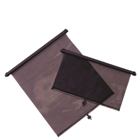 BasicPlus Universele Rolgordijn Set voor Autoraam