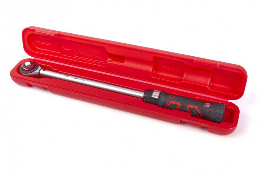 AOK 1/2PROFI momentsleutel 40-200 Nm 60-120 tands met doordruk vierkant