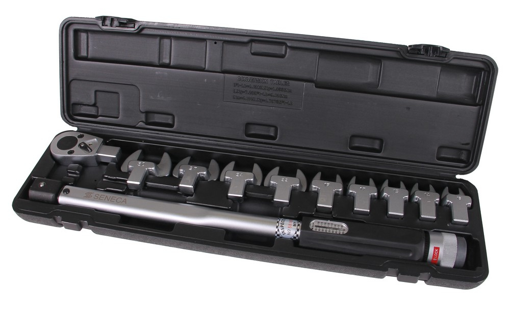 Seneca Momentsleutel 1/240-200nm  steeksleutel koppen