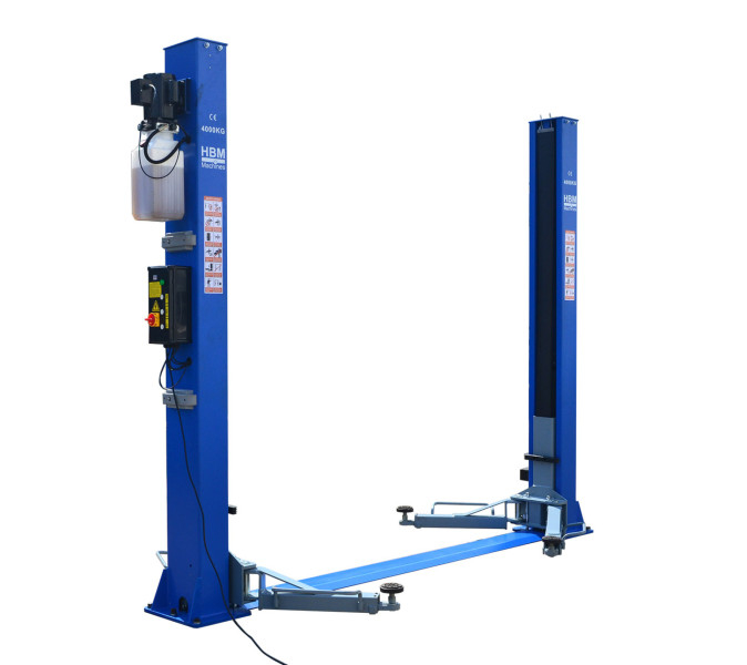 HBM Hefbrug 230V 2-koloms 4000 Kg (hydraulisch)