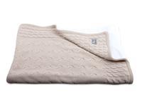 Baby's Only Crib Blanket Chenille Cable 70x95 70x95 - Beige