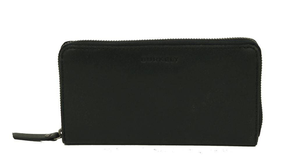 Burkely Leren Portemonnee Fundamentals Vintage Charly Zwart